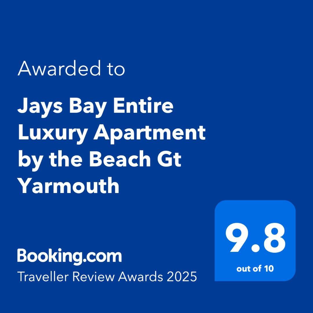 Jays Bay Entire Luxury Apartment By The Beach Gt Yarmouth Great Yarmouth Exteriér fotografie